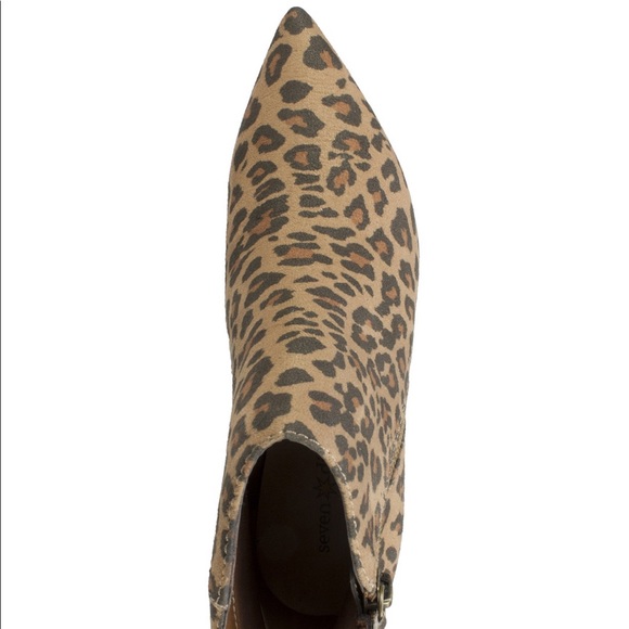 Women’s Leopard Print Booties - Picture 2 of 7